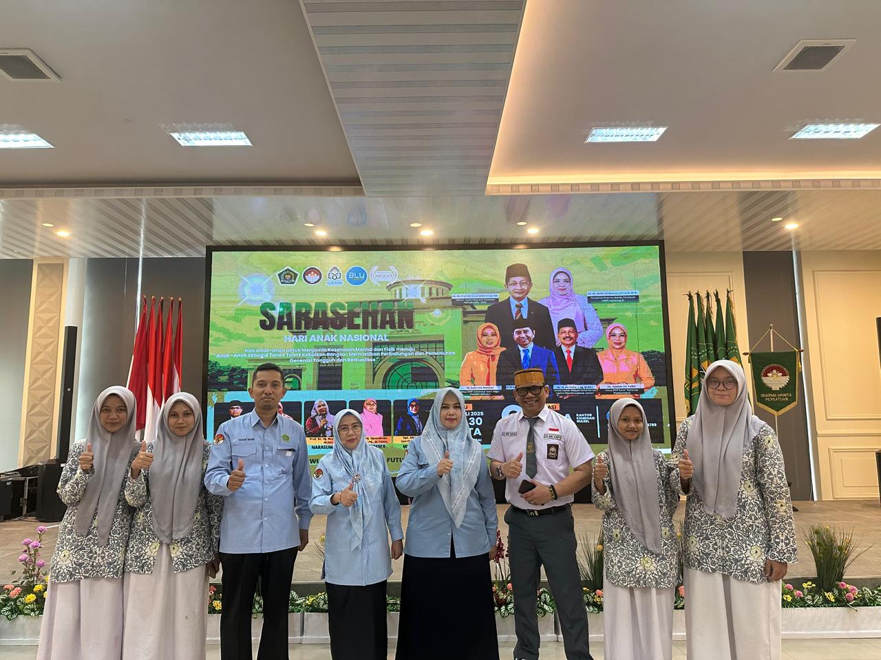 MAN 2 Kota Makassar Hadiri Sarasehan Hari Anak Nasional 2025 di Kanwil Kemenag Sulsel