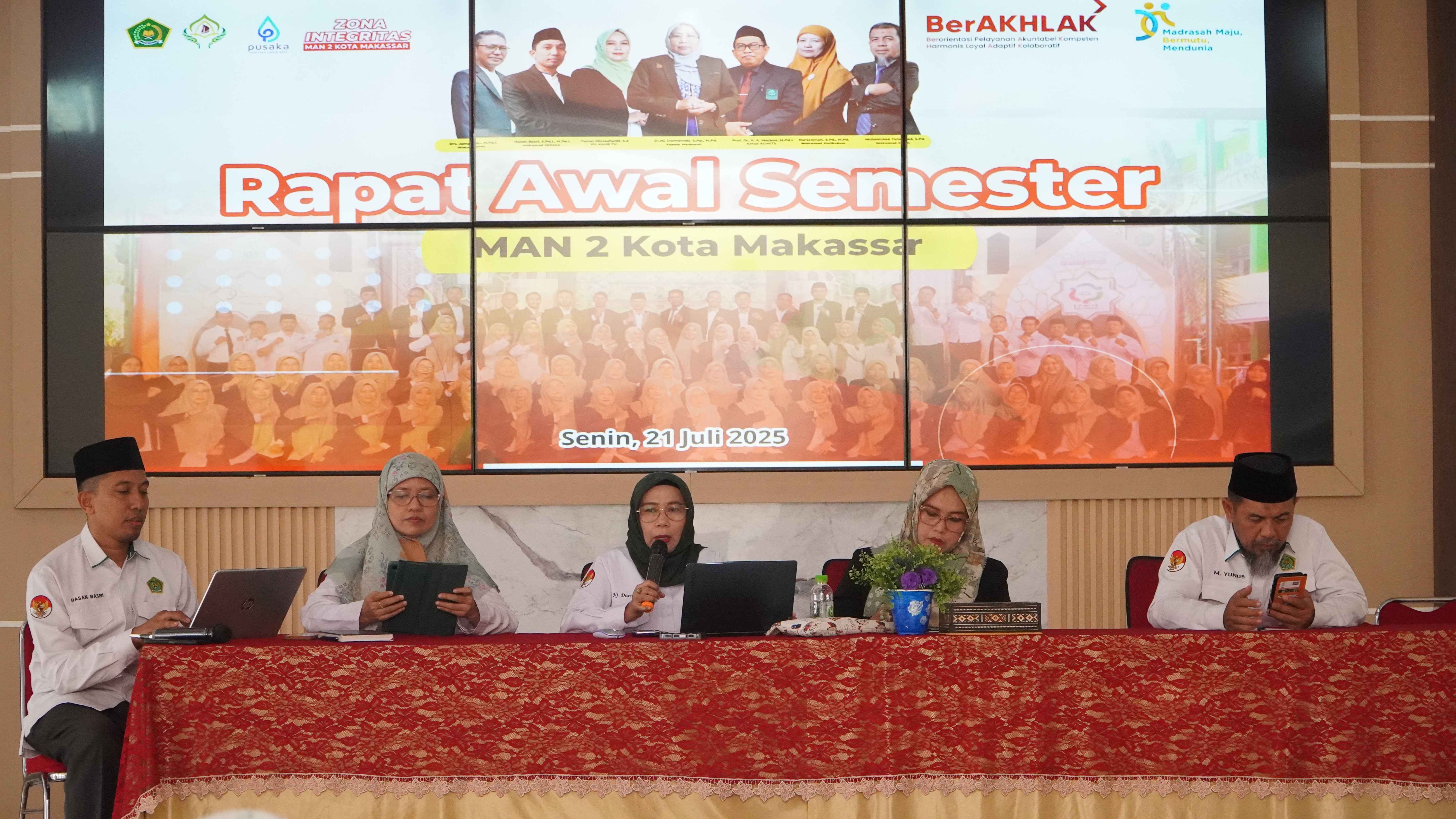 MAN 2 Kota Makassar Gelar Rapat Awal Tahun Ajaran 2025/2026