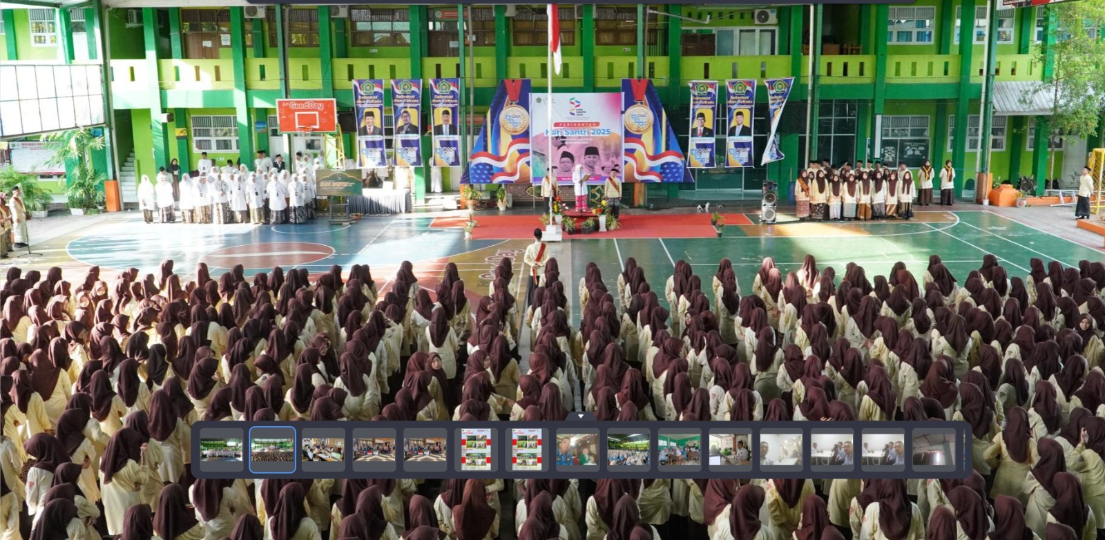 MAN 2 Kota Makassar Gelar Upacara Peringatan Hari Santri Nasional 2025