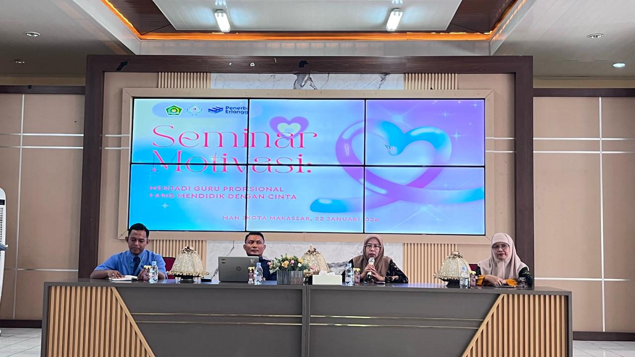 Sinergi MAN 2 Kota Makassar dan Erlangga: Gelar Seminar Motivasi 