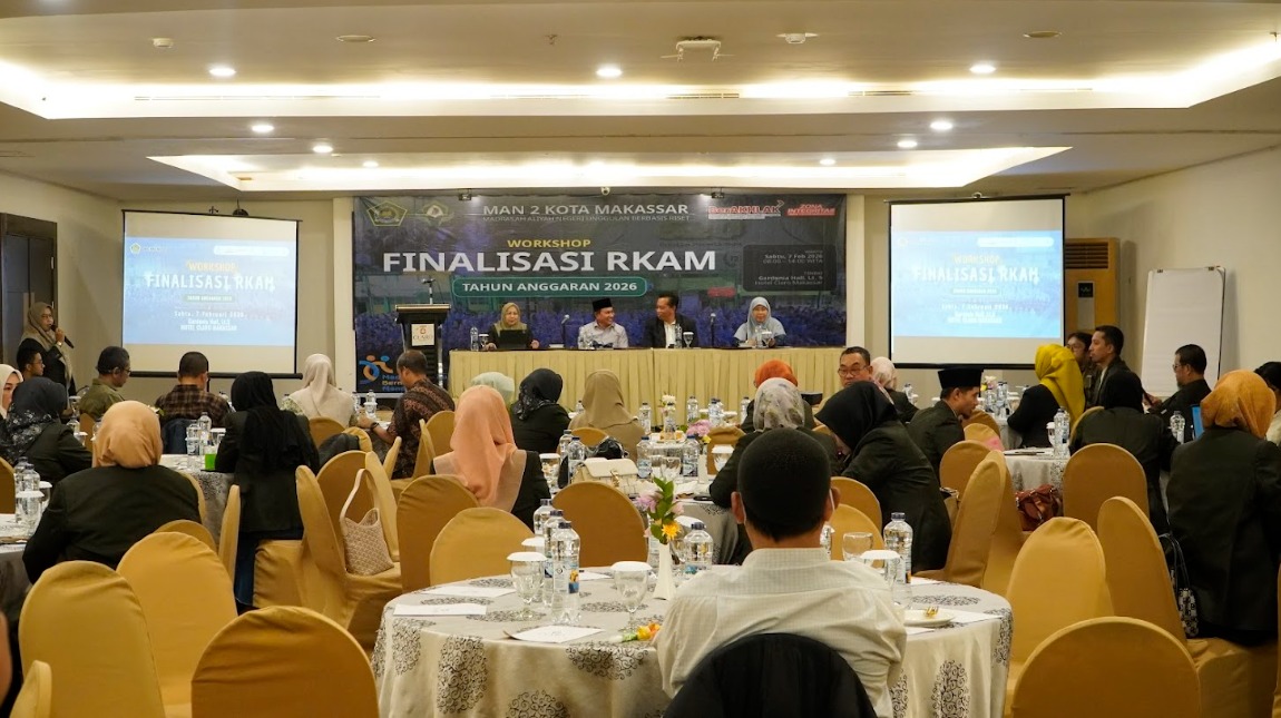 Rumuskan Arah Madrasah 2026, MAN 2 Kota Makassar Mantapkan RKAM dan Sosialisasi Aplikasi SIRANGKUL