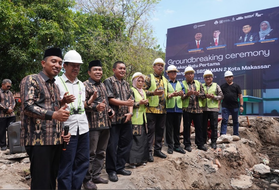 Peletakan Batu Pertama Laboratorium SBSN, MAN 2 Makassar Siap Jadi Pusat Riset Madrasah