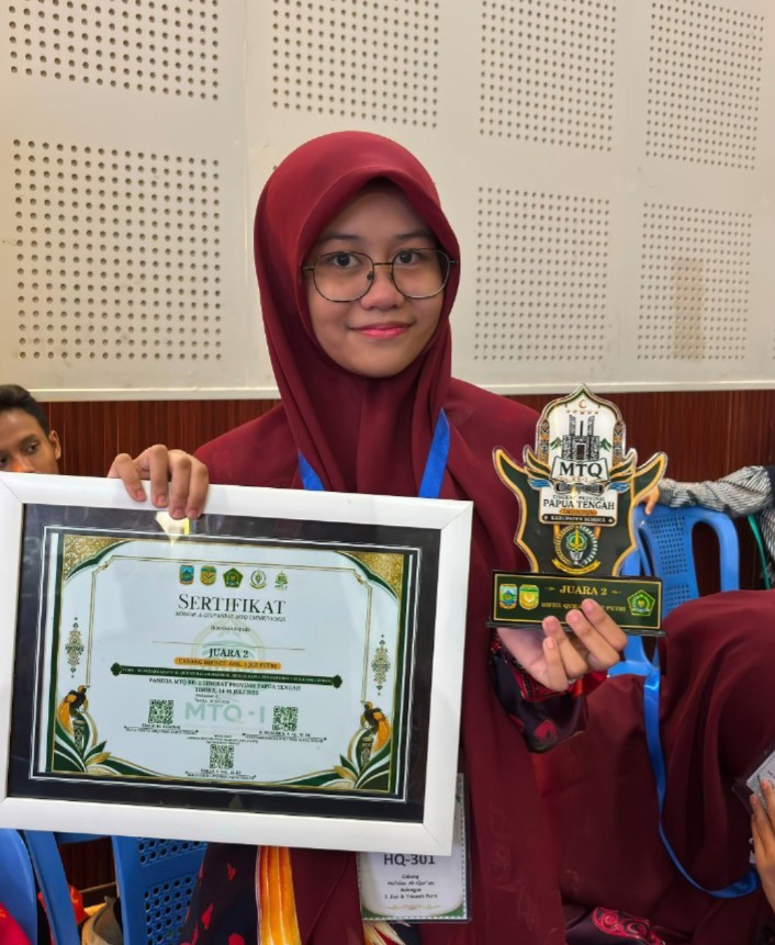 Murid MAN 2 Kota Makassar Raih Juara II MTQ Tingkat Provinsi Papua Tengah