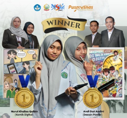 Dua Murid MAN 2 Makassar Sabet Juara 1 FLS3N, Siap Wakili Sulsel di Tingkat Nasional